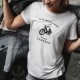 Vintage Boguet PUCH Maxi S ❤ Je ne suis pas vieille, je suis vintage ❤ T-Shirt décontracté dame avec un vélomoteur PUCH