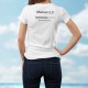 Maman 2.0 ❤ mise à jour en cours ❤ T-Shirt humoristique mode dame avec une barre de progression de mise à jour de programme