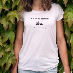 Damenmode T-shirt - Je ne suis pas endormie