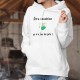 Donna felpa bianco a cappuccio - Être Vaudoise ✿ ça n'a pas de prix ✿