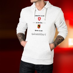 Schweizer zu sein ist eine Ehre ★ Berner zu sein ★ unbezhalbar! ★ Herren Kapuzenpulli Schweizer und Berner Wappen