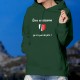Cotton Hoodie - Etre valaisanne ★ ça n'a pas de prix !