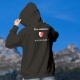 Maglione di cotone con cappuccio - Etre valaisanne ★ ça n'a pas de prix !