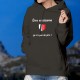 Maglione di cotone con cappuccio - Etre valaisanne ★ ça n'a pas de prix !