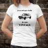 Frauenmode funny T-shirt - Vintage VW Golf GTI MK1