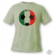 Women's or Men's Calcio T-Shirt - Italian ball, Alpine Spruce