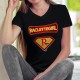 Raclettegirl ✻ comics super héros ✻ T-Shirt coton dame Raclette