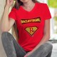 Raclettegirl ✻ Superhelden Comics ✻ Frauen Baumwoll-T-Shirt Raclette