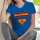 Raclettegirl ✻ comics super héros ✻ T-Shirt coton dame Raclette
