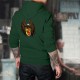 Geneva Eagle ★ Men's cotton hoodie ★ Geneva coat of arms