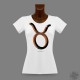 Donna slim T-Shirt - Segno Zodiacale - Toro 3D, Africa