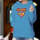 Raclettegirl ✻ SuperHero Comics ✻ Women's Cotton Hoodie raclette cheese