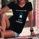Vintage iPod ❋ Je ne suis pas vieille, je suis Vintage ❋ T-Shirt coton dame lecteur mp3. Revivez les années 2000 avec style !