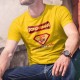 Fondueman ★ comics super héros ★ T-Shirt coton homme les super-pouvoirs de la fondue au fromage
