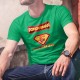 Fondueman ★ comics super héros ★ T-Shirt coton homme les super-pouvoirs de la fondue au fromage