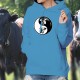 Cow Head ☯ Yin-Yang ☯ Women Cotton Hoodie