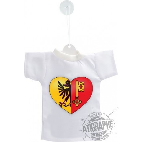 Mini T-shirt - Ginevra cuore - per automobile