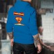 Fondueman ★ Comic-Superhelden ★ Herren Baumwolle Kapuzenpullover