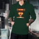 Fondueman ★ Supereroe Comics ★ Uomo Maglione di cotone con cappuccio