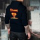 Fondueman ★ Supereroe Comics ★ Uomo Maglione di cotone con cappuccio
