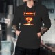 Fondueman ★ Comic-Superhelden ★ Herren Baumwolle Kapuzenpullover