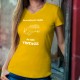Donna cotone T-Shirt ❋ Vintage Deuche ✿ Je ne suis pas vieille ✿