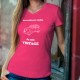 Donna cotone T-Shirt ❋ Vintage Deuche ✿ Je ne suis pas vieille ✿
