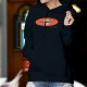 Maglione di cotone con cappuccio - Vaudoise, c'est de la dynamite ! ✪