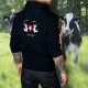 In Switzerland We Trust ✚ Holstein cows ✚ Men's Cotton Hoodie