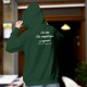 Baumwolle Kapuzenpullover - J'ai une fille magnifique, un Fass 90... ★