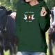 In Switzerland We Trust ✚ In der Schweiz vertrauen wir ✚ Frauen Baumwolle Kapuzenpullover