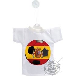 Mini T-Shirt - ballon espagnol - pour voiture