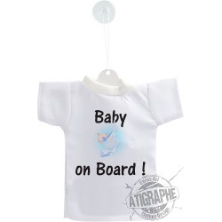 Car's Mini T-Shirt - Baby on Board, boy version