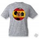 Women's or Men's T-Shirt - Spain Soccer ball, Ash Heater