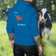 Maglione di cotone con cappuccio -T'as où les vaches ? ★