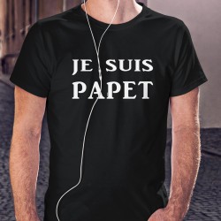 Je suis PAPET ★ T-Shirt coton mode homme en l'honneur du plat cantonal vaudois aux poreaux et à la saucisse aux choux