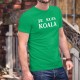 Je suis KOALA ❤ Herren Baumwolle T-Shirt für Australien. Mit diesem T-Shirt spenden Sie 6CHF an den WWF für Australien