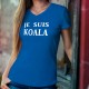 Je suis KOALA ❤ T-Shirt coton dame pour l'Australie. Avec ce T-shirt vous faites un don de 6CHF au WWF pour l'Australie
