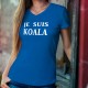 Je suis KOALA ❤ Women's cotton T-Shirt for Australia. With this T-shirt you donate 6CHF to WWF for Australia