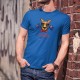Australian Attitude ★ T-shirt coton homme pour l'Australie avec un kangourou portant lunettes de soleil et noeud papillon