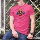 Australian Attitude ★ T-shirt coton homme pour l'Australie avec un kangourou portant lunettes de soleil et noeud papillon