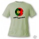 Women's or Men's Soccer T-Shirt - Força Portugal, Alpine Spruce