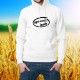 Hooded Funny Sweat - Agriculteur inside