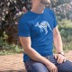 Patchwork-Känguru ★ Herren Baumwolle T-Shirt für Australien