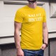 Salut biscuit ! ★ T-Shirt humoristique coton homme expression Fribourgeoise que l'on peut traduire part "eh ben dis donc !"