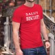 Herren Mode Baumwolle T-Shirt - Salut biscuit ! ★