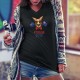 Australian Attitude ❤ T-Shirt coton avec le drapeau australien, un kangourou portant lunettes de soleil et noeud papillon