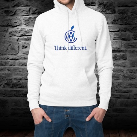 Volkswagen Think different ★ penser différemment ★ Pull à capuche homme inspiré de la marque de smartphone