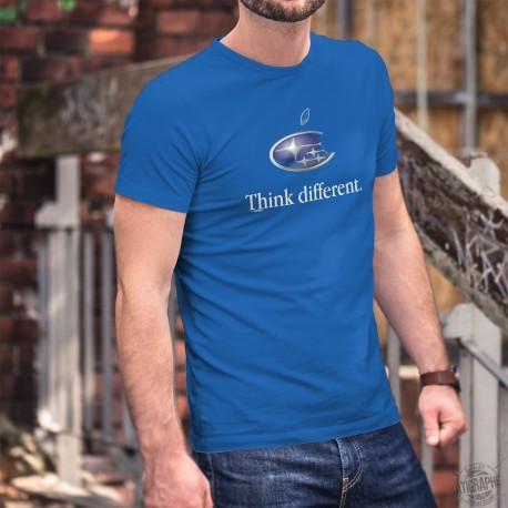 Subaru Think different ★ Pensa diversamente ★ Uomo Moda cotone T-Shirt