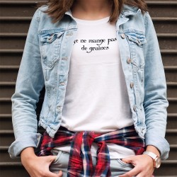 Je ne mange pas de graines ✺ Frauen T-shirt